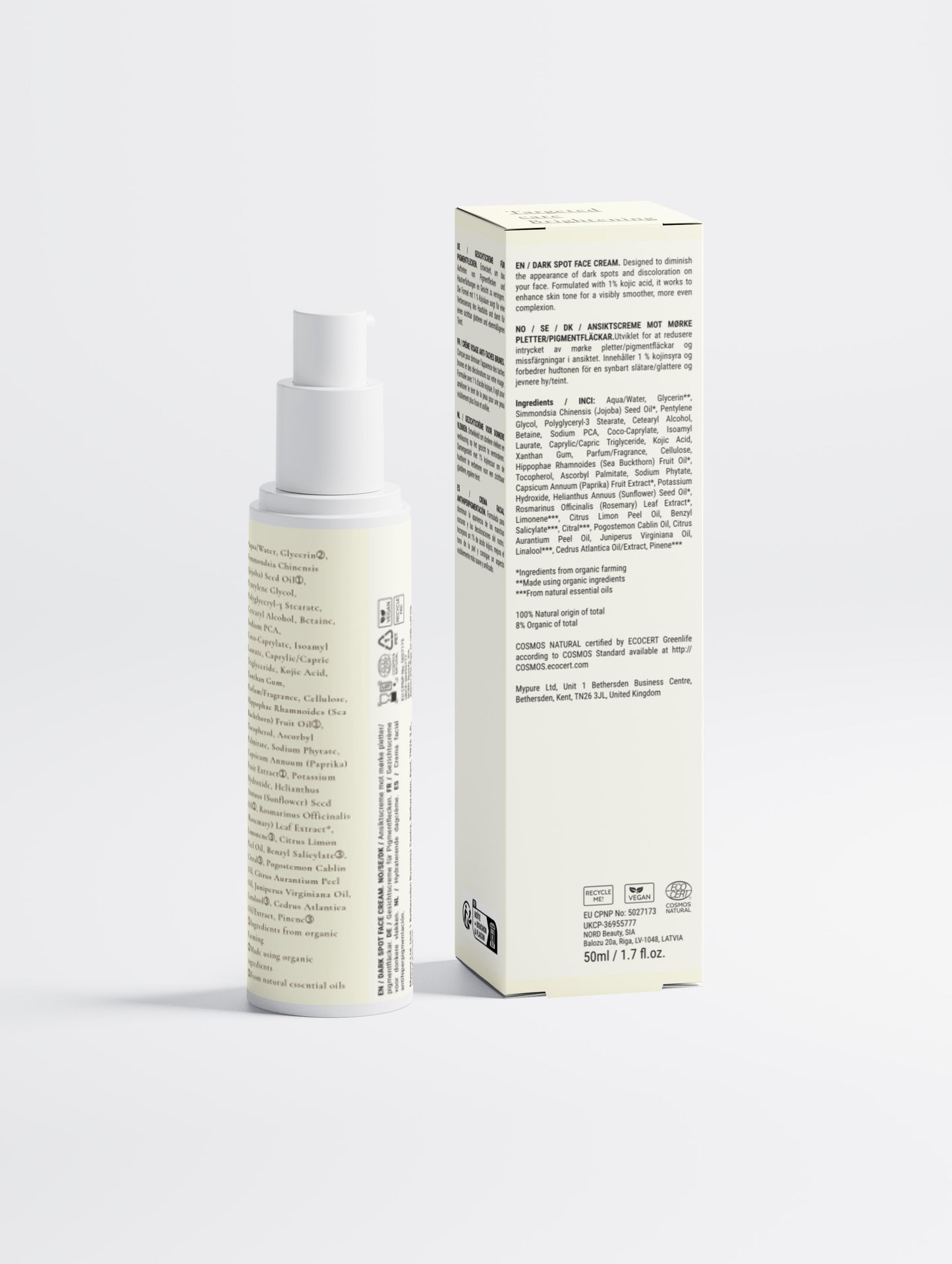 Lumii Dark Spot Face Cream with Kojic Acid