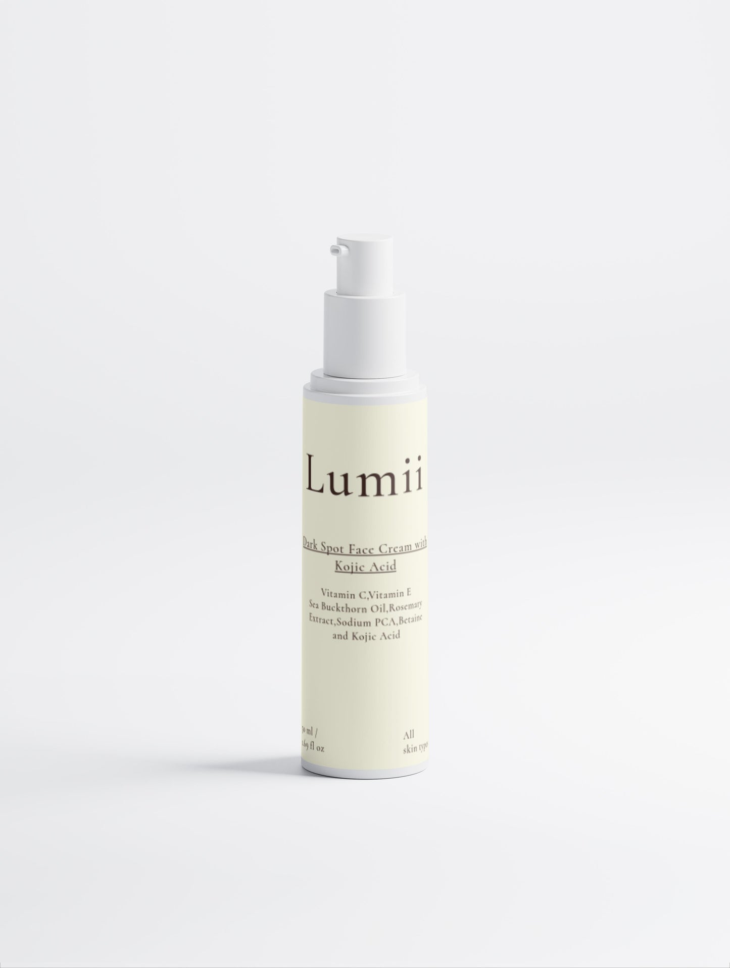 Lumii Dark Spot Face Cream with Kojic Acid