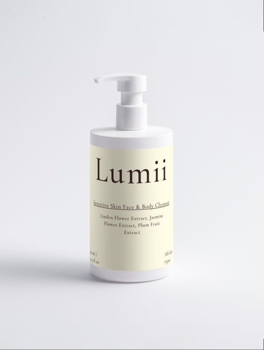 Lumii Sensitive Skin Face & Body Cleanser